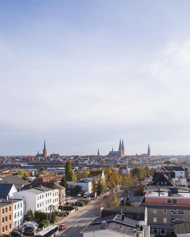Hotel Vier Jahreszeiten Lübeck Exterior foto